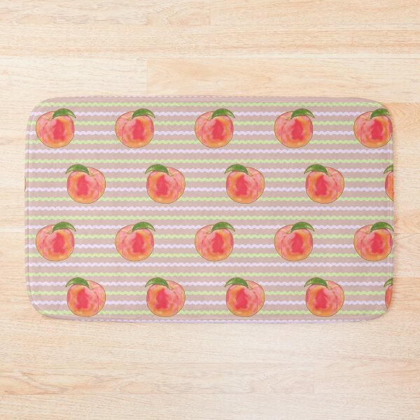 Item preview, Peach Seamless Pattern - Kawaii  designed and sold by ViewerEqualsPhoton.