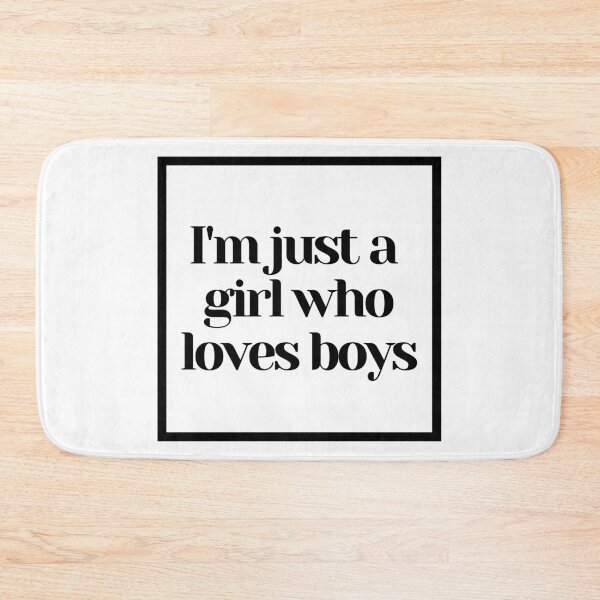 Item preview, just a girl who loves boys designed and sold by InsaneCorner.