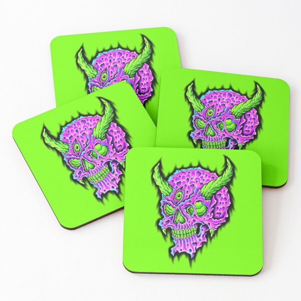 Item preview, Evil Skull with Horns designed and sold by Artddicted.