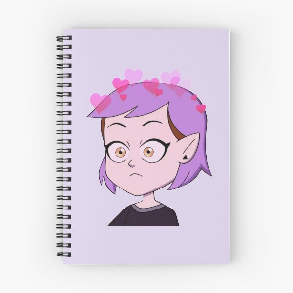 Item preview, amity blight new purple hair with heart crown designed and sold by Diygurugirl.