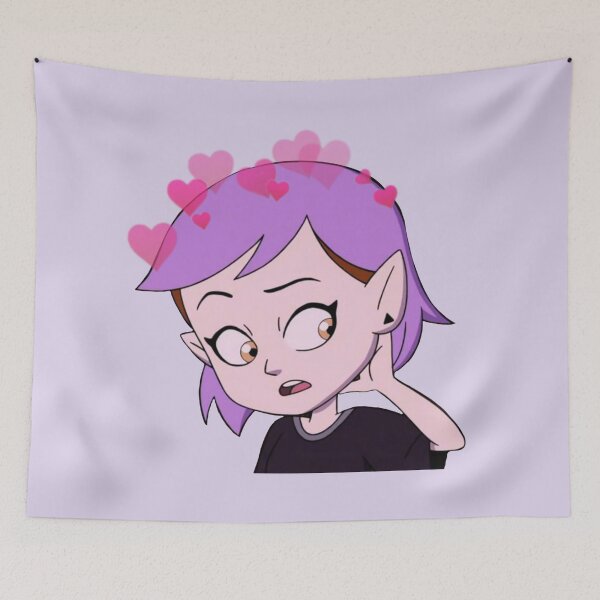 Item preview, amity blight new purple hair with heart crown designed and sold by Diygurugirl.
