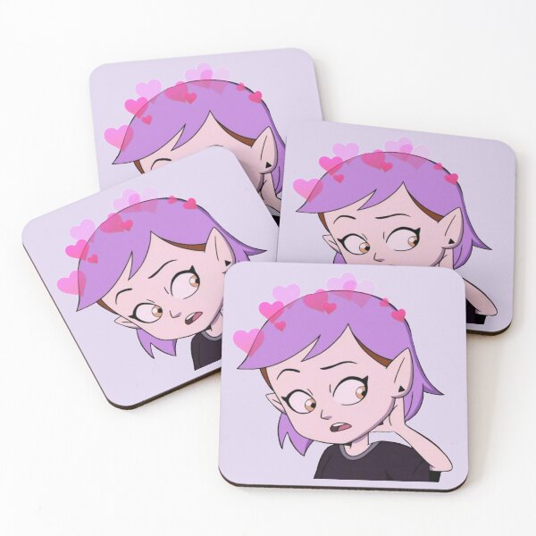 Item preview, amity blight new purple hair with heart crown designed and sold by Diygurugirl.