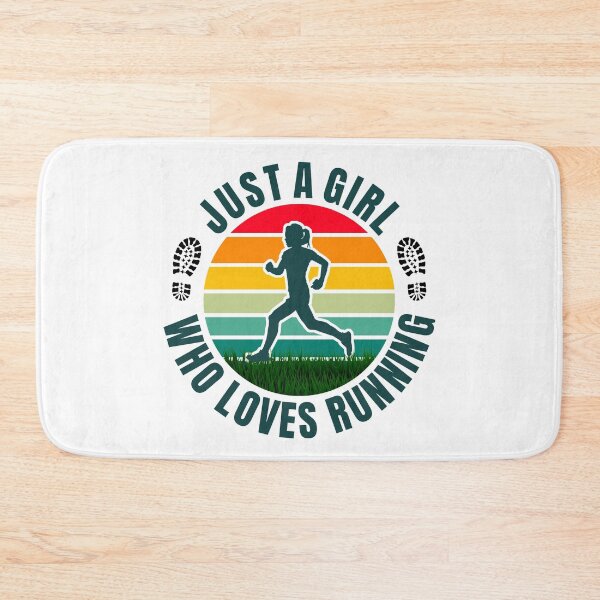 Item preview, Just a girl who loves Running designed and sold by VrajStudio.