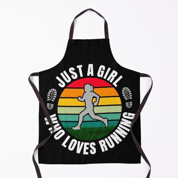 Item preview, Just a girl who loves Running designed and sold by VrajStudio.