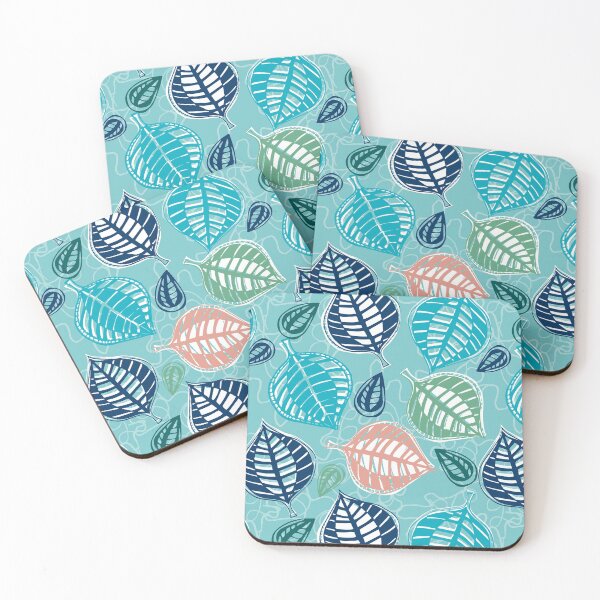 Item preview, Hand drawn patterned leaves designed and sold by Sarah Hearfield.