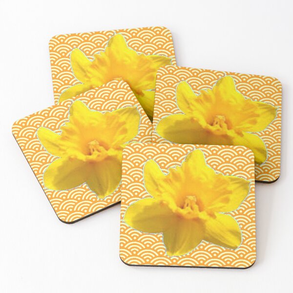 Item preview, SPRING DAFFODIL GOLD PATTERN ABSTRACT ART designed and sold by sharlesart.