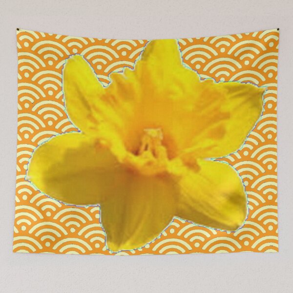 Item preview, SPRING DAFFODIL GOLD PATTERN ABSTRACT ART designed and sold by sharlesart.