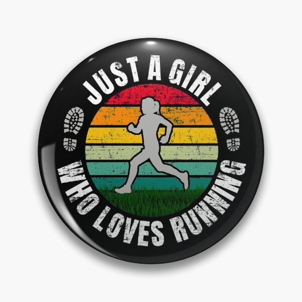 Item preview, Just a girl who loves Running designed and sold by VrajStudio.