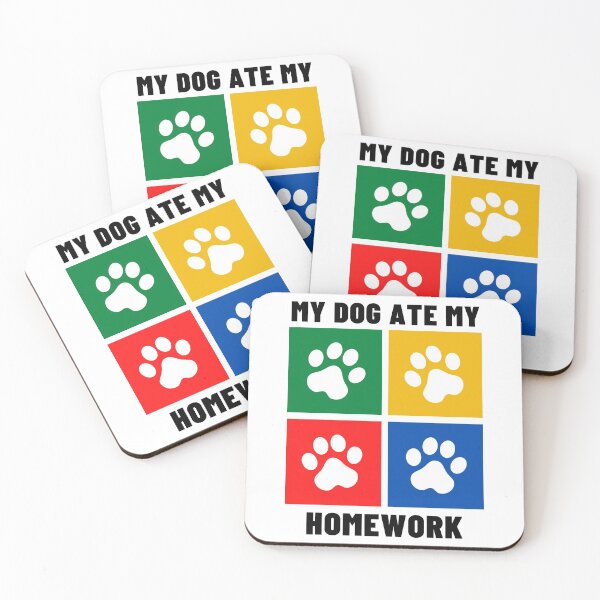 Item preview, My Dog Ate My Homework designed and sold by Cool-M-Apparel.