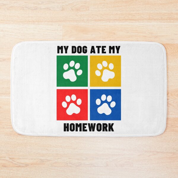 Item preview, My Dog Ate My Homework designed and sold by Cool-M-Apparel.