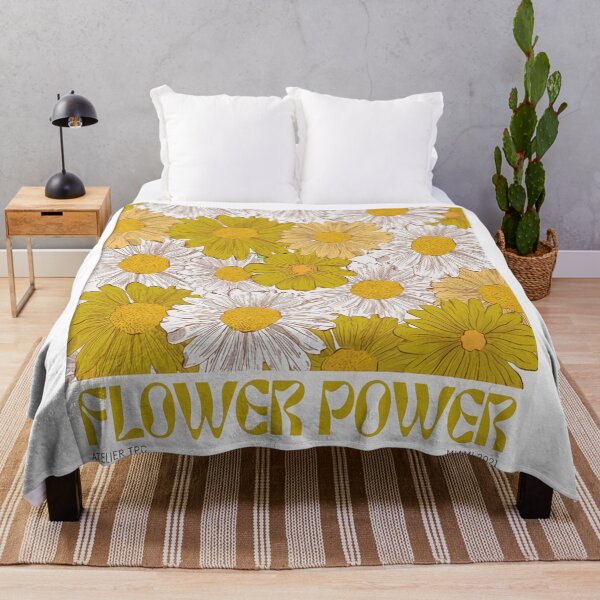 Item preview, Yellow Flower Power Poster designed and sold by techberou.