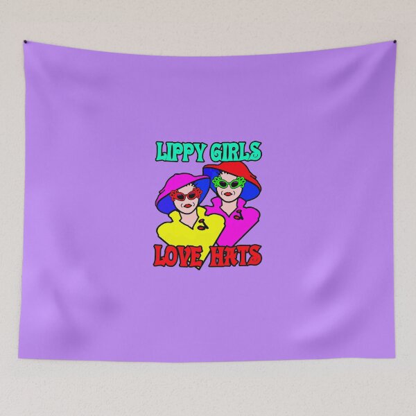 Item preview, Lippy Girls Love Hats designed and sold by Jozef Bloks.
