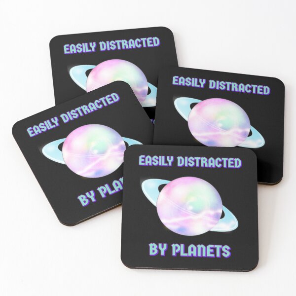 Item preview, Easily Distracted by Planets Funny - Colorful Planet  designed and sold by Cool Store.