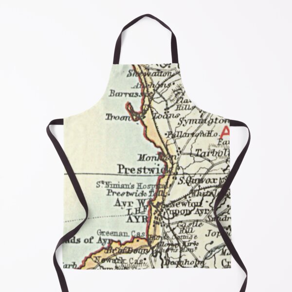Item preview, PRESTWICK & surrounding area map 1899 designed and sold by yourscotland.