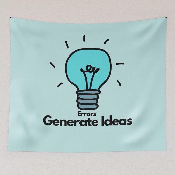 Item preview, errors generate ideas designed and sold by DareRabbit.
