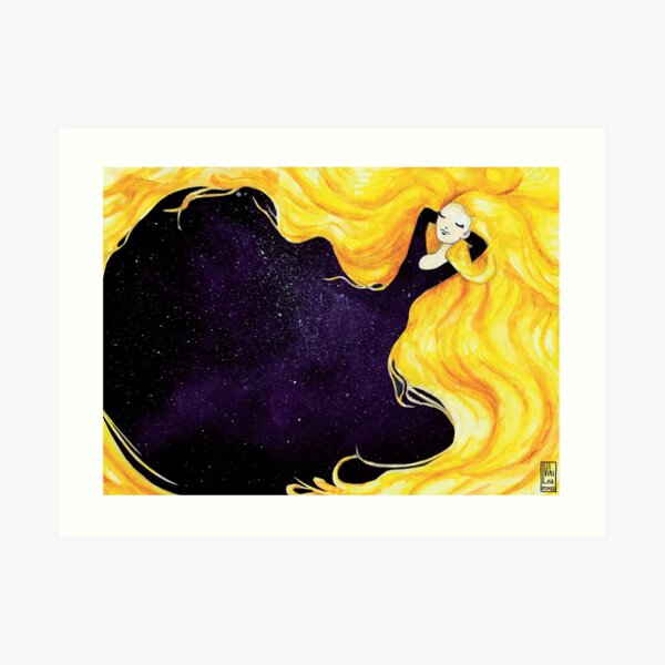 Lady Eve's Night Dress Art Print