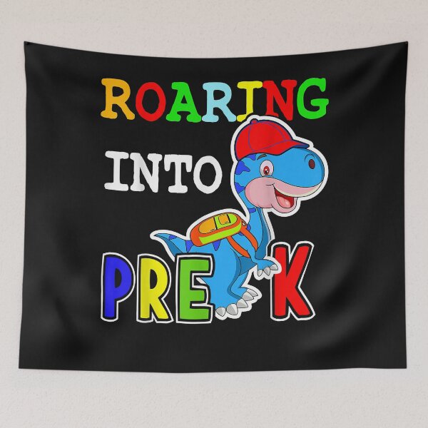 Item preview, Dinosaur t rex tshirt pre-k cute go back to school prek - Back to school designed and sold by begin-again.