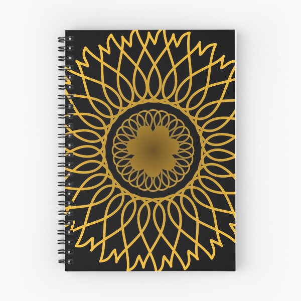 Artikelvorschau, Goldene Mandala Sonnenblume entworfen und verkauft von anadiantii.
