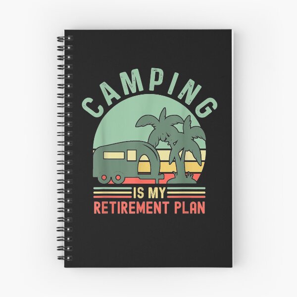 Item preview, Camping Is My Retirement Plan - Retro Vintage Hiking designed and sold by begin-again.