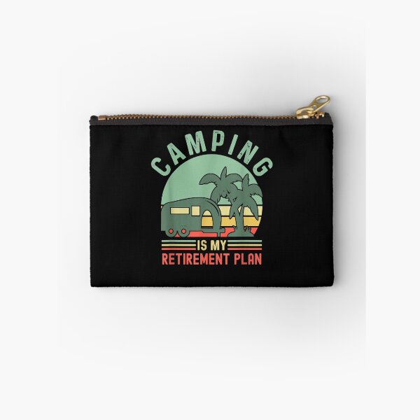 Item preview, Camping Is My Retirement Plan - Retro Vintage Hiking designed and sold by begin-again.