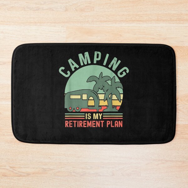 Item preview, Camping Is My Retirement Plan - Retro Vintage Hiking designed and sold by begin-again.