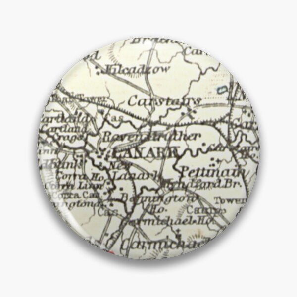 Item preview, LANARK & surrounding area map 1899 designed and sold by yourscotland.
