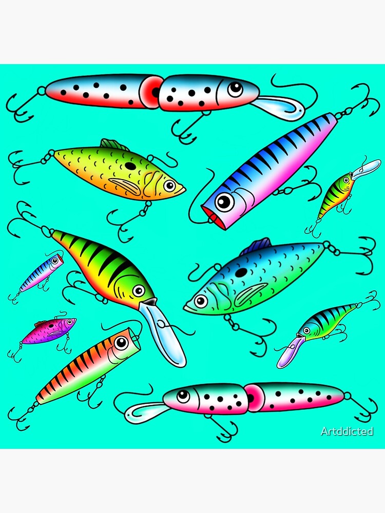 Fishing Lures  Poster for Sale by Artddicted