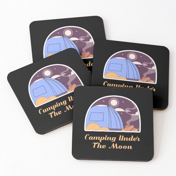 Item preview, Camping Under The Moon Artwork designed and sold by Dynamic-Design.