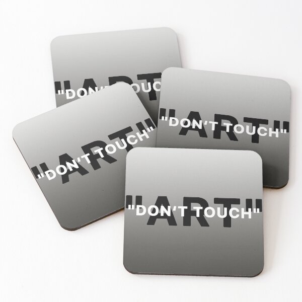 Item preview, Art Quote, Don't Touch, Minimalistic Art, Art Design designed and sold by Jokoleo.