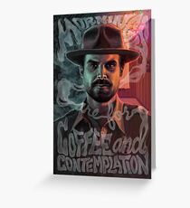Chief Hopper's Philosophie Grußkarte