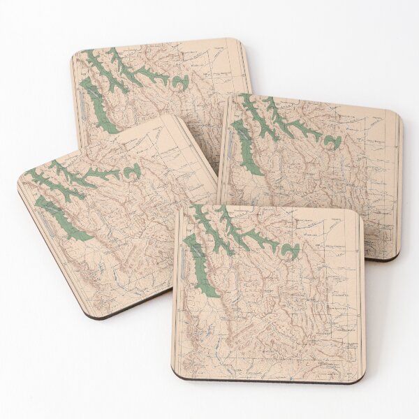 Item preview, Old Lewis and Clark National Forest Map (1900) Vintage Montana Woodland Reserve Atlas designed and sold by BravuraMedia.