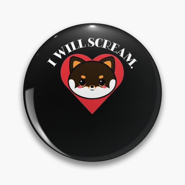 Item preview, Shiba Scream, I will Scream Kawaii Shiba Inu  Premium T-Shirt designed and sold by AllanBushko.