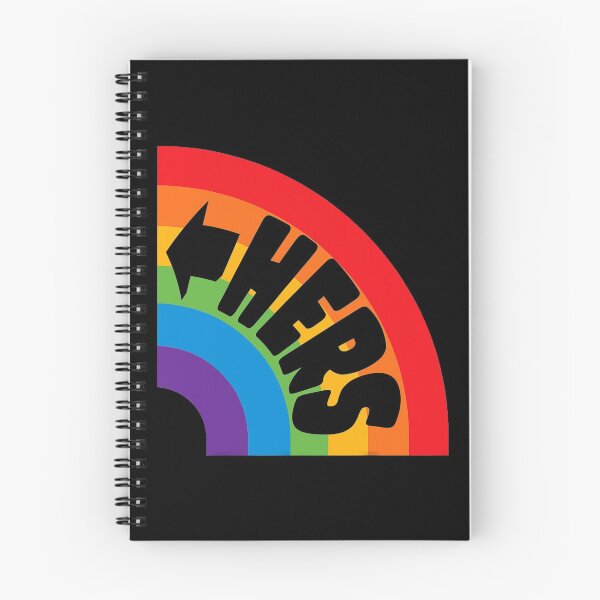 Item preview, Hers Couple Matching Gay Pride Lgbt Awareness Rainbow Funny designed and sold by MillieConnor.