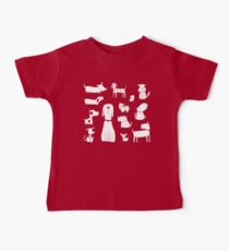dogs - latte Baby Tee