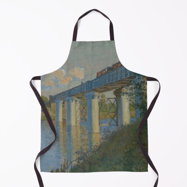 Item preview, Claude Monet - Railroad Bridge Argenteuil Post Impressionist Painting designed and sold by Anthony Massaro.