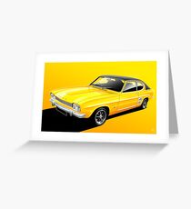 Poster artwork - Ford Capri Greeting Card