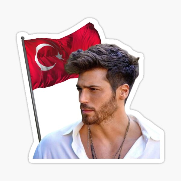 Item preview, Can Yaman Turkish Flag  designed and sold by TURKISH MEMES.
