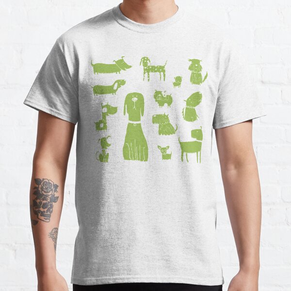 Item preview, dogs - green designed and sold by Laura Wright.