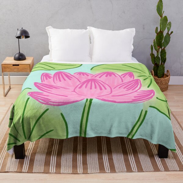 Item preview, Pink Water Lilies Lotus Flower designed and sold by trajeado14.