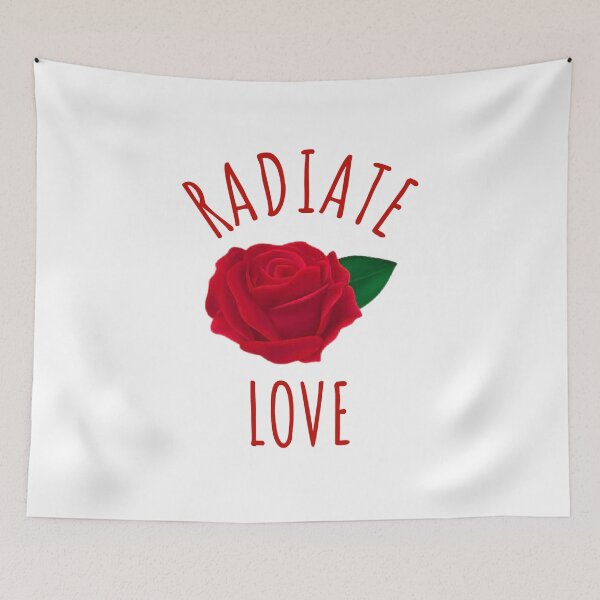 Item preview, Red Rose Radiate Love  designed and sold by The Junto Shop.