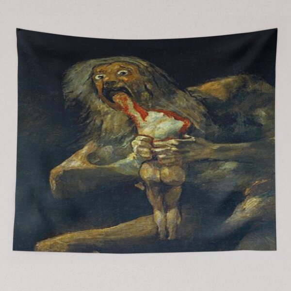 Aperçu de l'œuvre Francisco Goya - Saturne dévorant son fils créée et vendue par Vivanne-art.