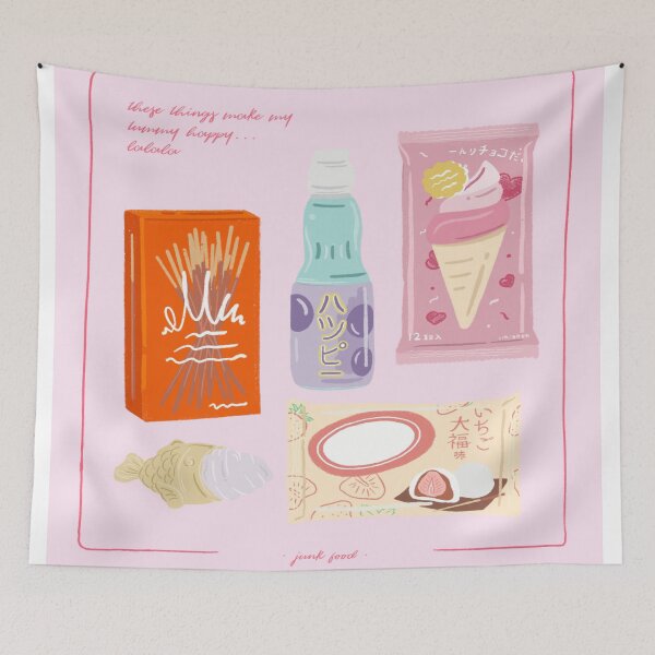 Item preview, KAWAII SNACKS  designed and sold by RetroPlaceee.
