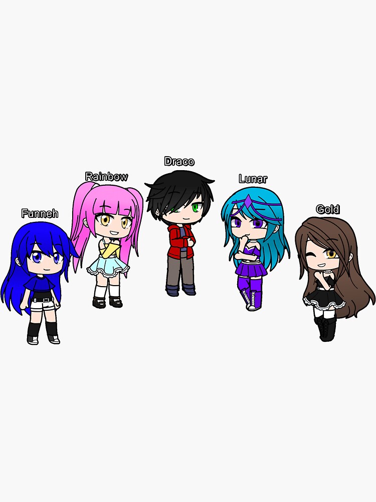 Itsfunneh And The Krew Sticker For Sale By Kader011 Redbubble