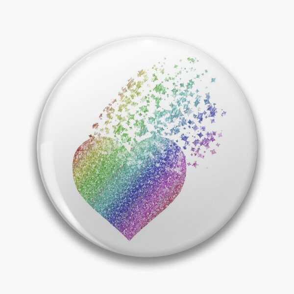 Item preview, Dissolving Heart (Rainbow) designed and sold by melsesowieso.