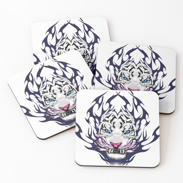 Item preview, White Tiger in Tribal designed and sold by Warrior Veteran Clothing.