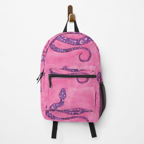 Item preview, Purple Star Snake with Pink Background - witch designed and sold by cedarandsalt.