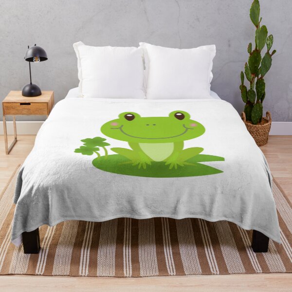 Artikelvorschau, Ein Frosch auf einem Lotusblatt entworfen und verkauft von YOWO-ART.