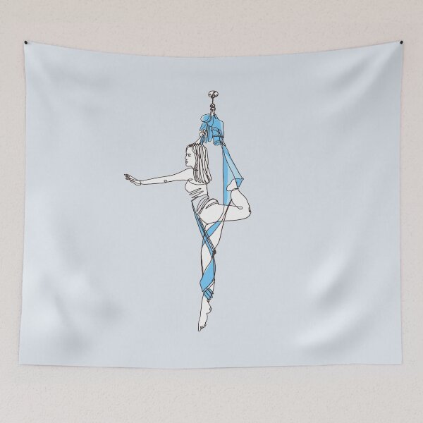 Item preview, Aerial Yoga - Light Blue designed and sold by Arkneer.