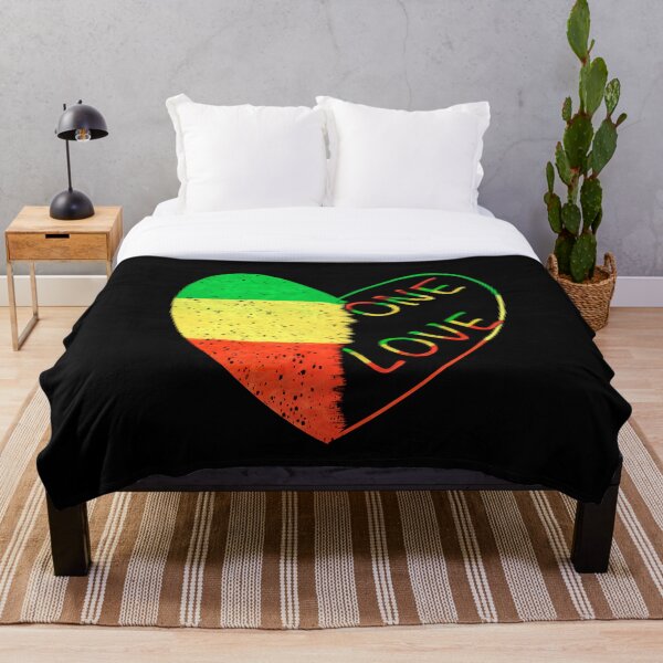 Artikelvorschau, Rasta Reggae Jamaika - Liebesherz „Reggae-Musik“ Jamaikanische Rastafari-Farben Farben beunruhigtes Muster entworfen und verkauft von Artonmytee.