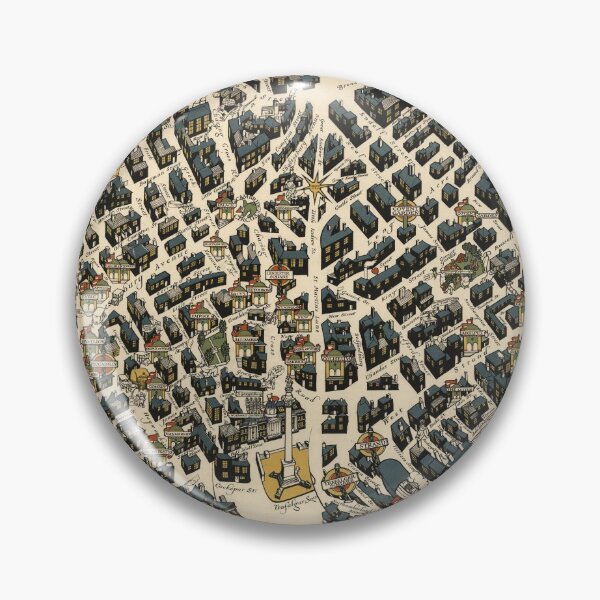 Item preview, Old London England Map (1915) Vintage UK Capital City & Street Atlas designed and sold by BravuraMedia.